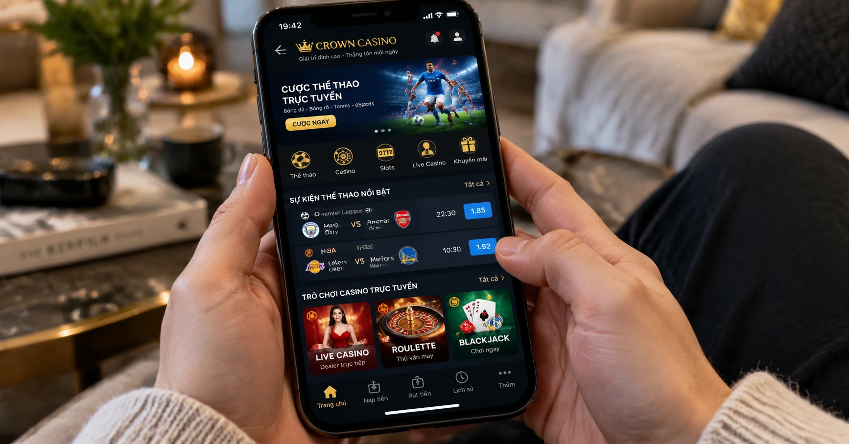 Crown Casino: Điểm Đến Hàng Đầu Cho Người Yêu Thể Thao và Giải Trí Trực Tuyến - image 3