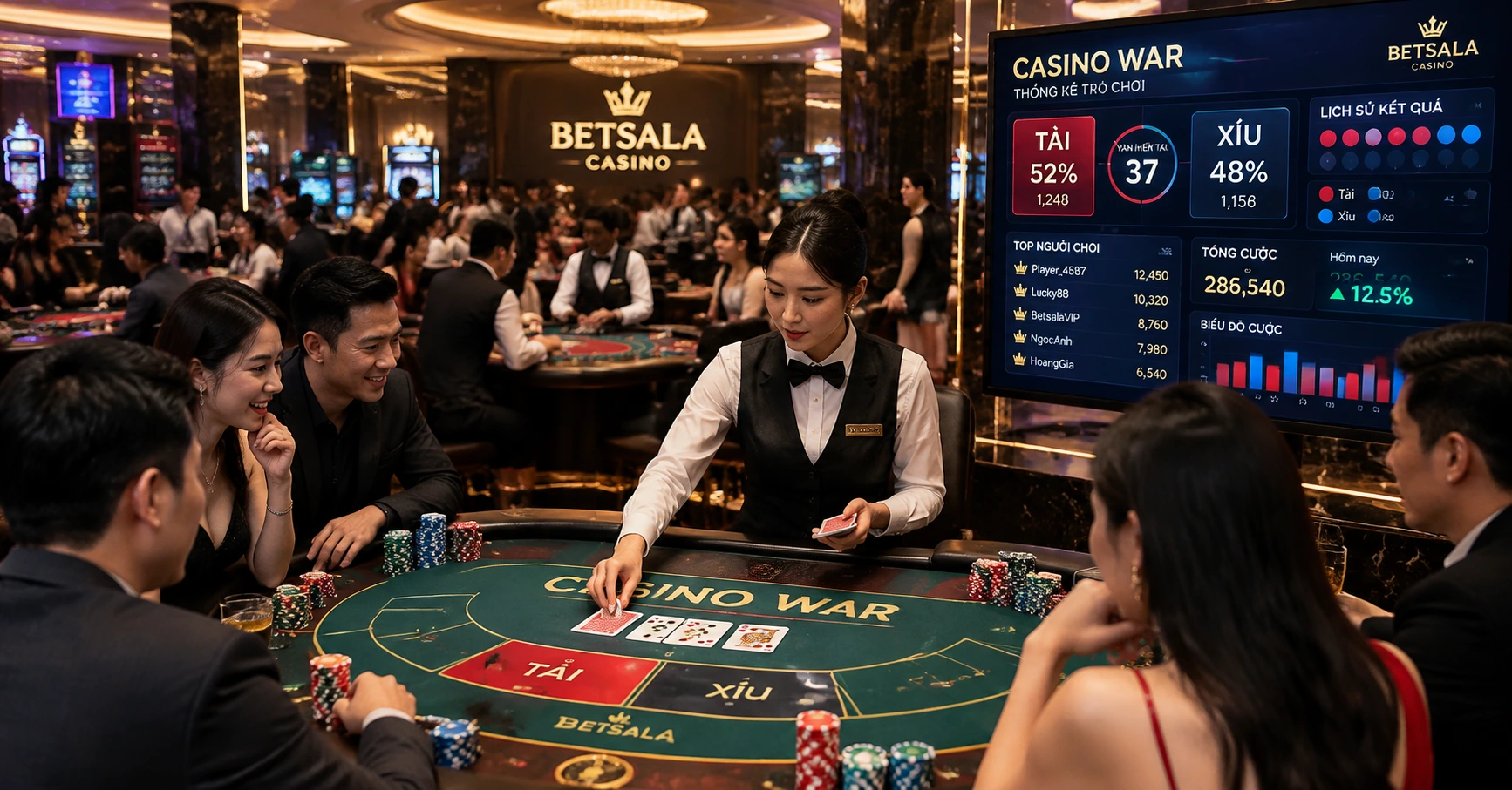 Casino War - Trò Chơi Đơn Giản Và Hấp Dẫn Tại Betsala Casino - image 3