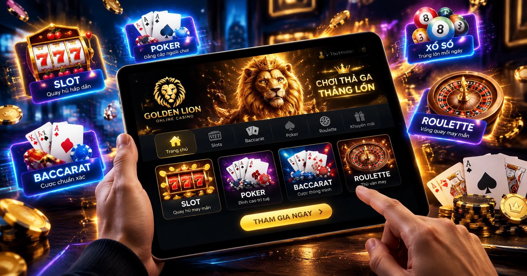 Golden Lion Casino: Trải Nghiệm Đỉnh Cao Tại Sòng Bạc Trực Tuyến Hàng Đầu - image 3
